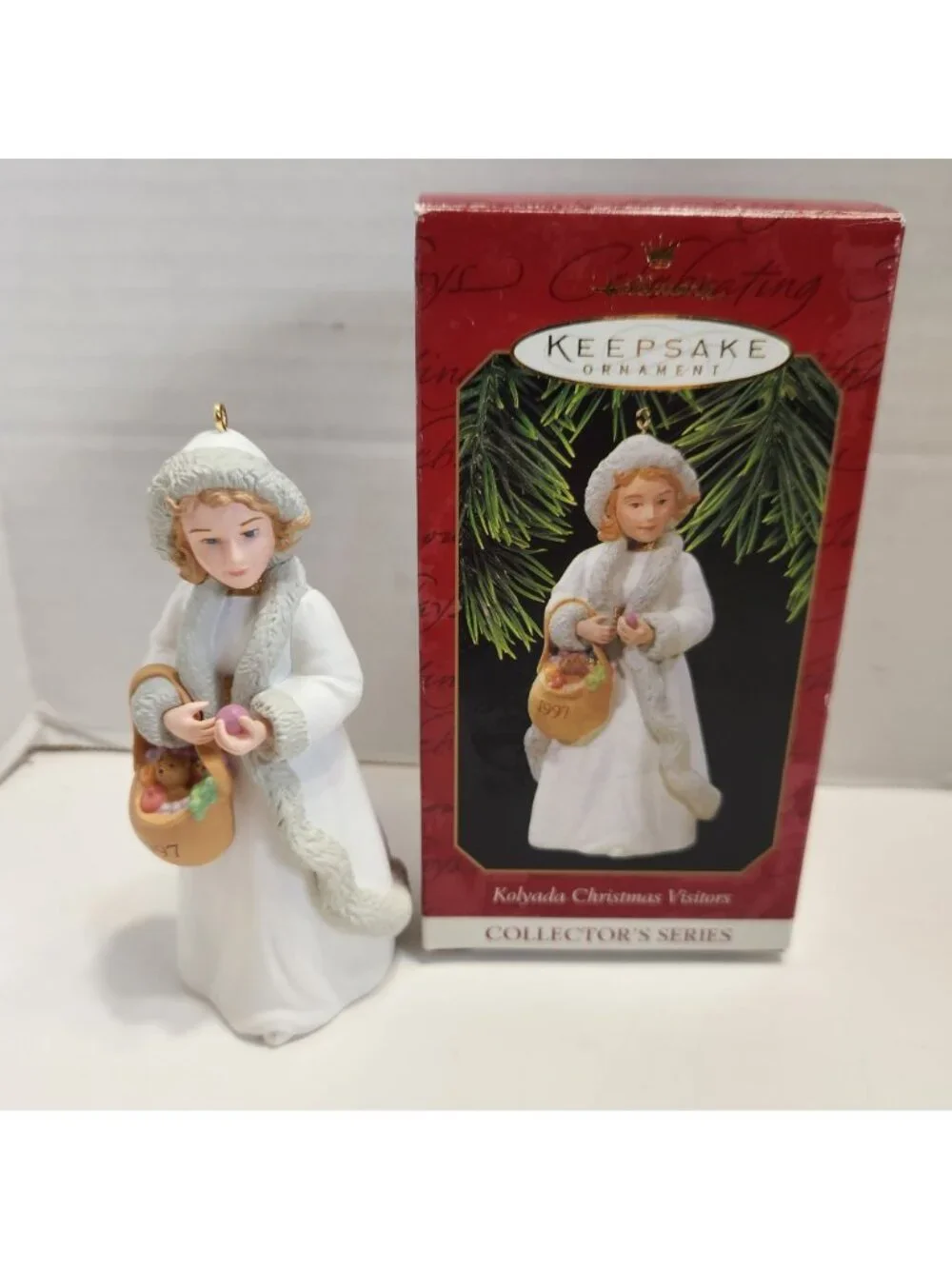 Hallmark Keepsake Ornaments Kolyada & Christkindl Christmas Visitors Lot of 2